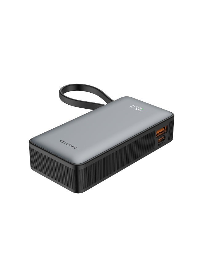 Cellairis Power Fusion C 10000mAh Power Bank with Built-in Type-C Cable, 35W PD Fast Charging - Image 5